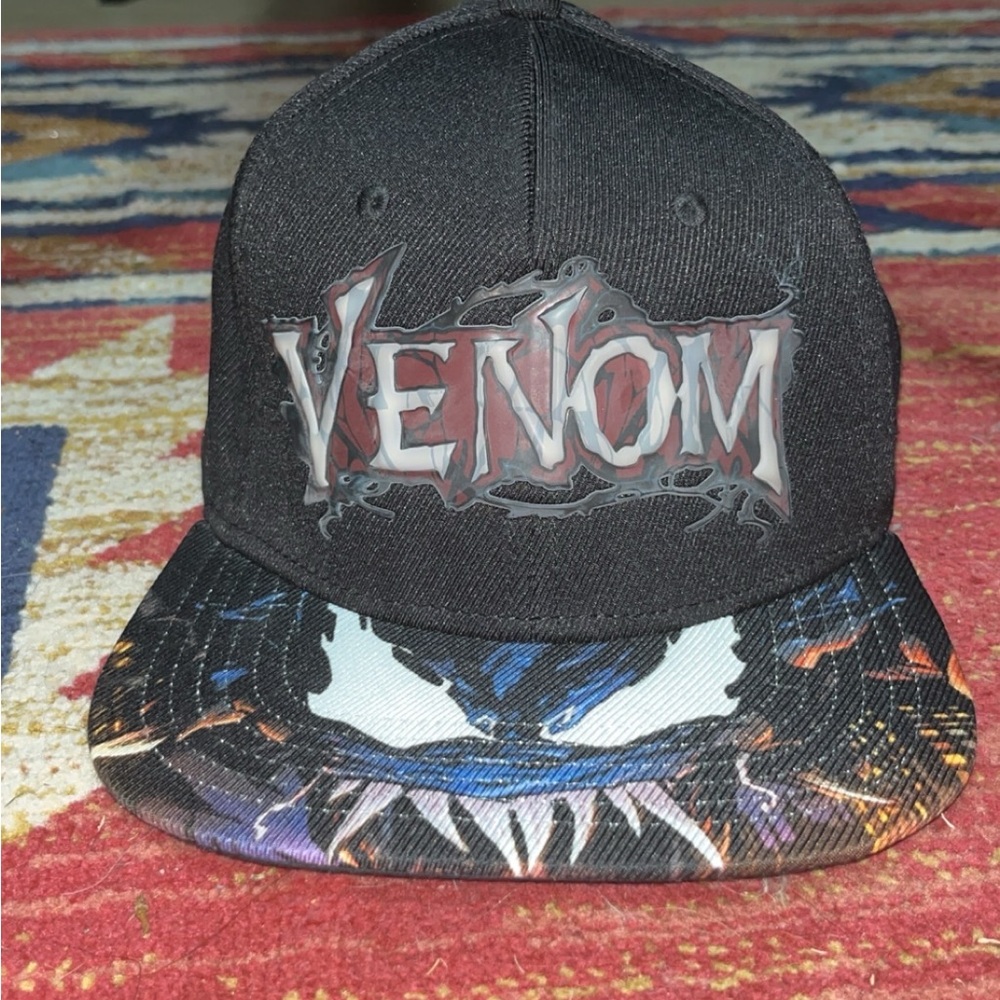 Venom Black and Multicolor Cap